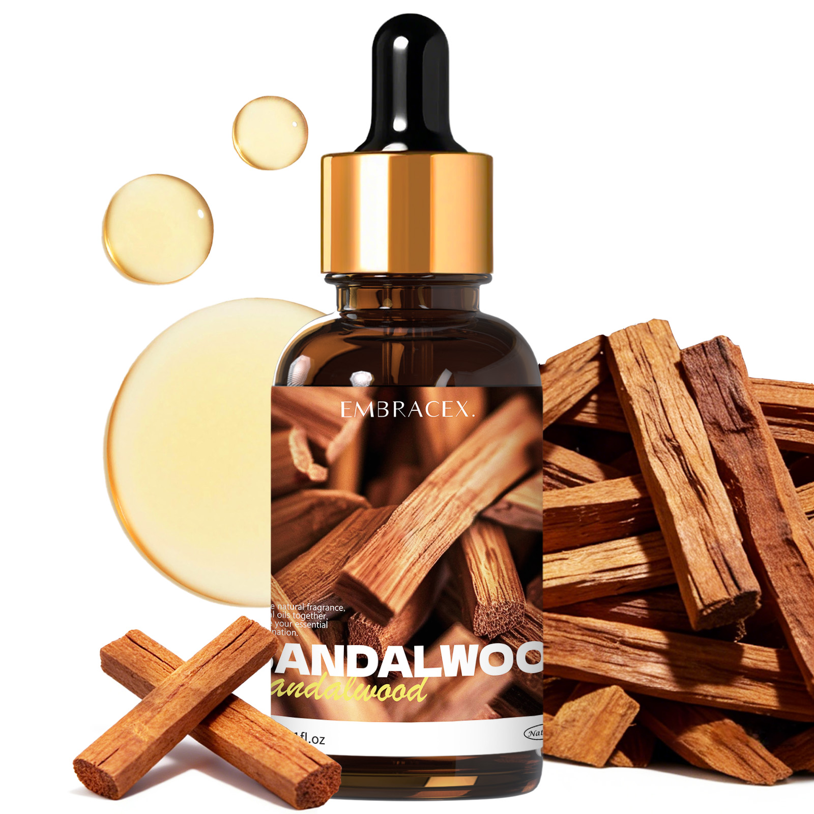 Candle Making Oil Scents - 30ml Sandal Ağacı Doğal Bitki Esansiyel