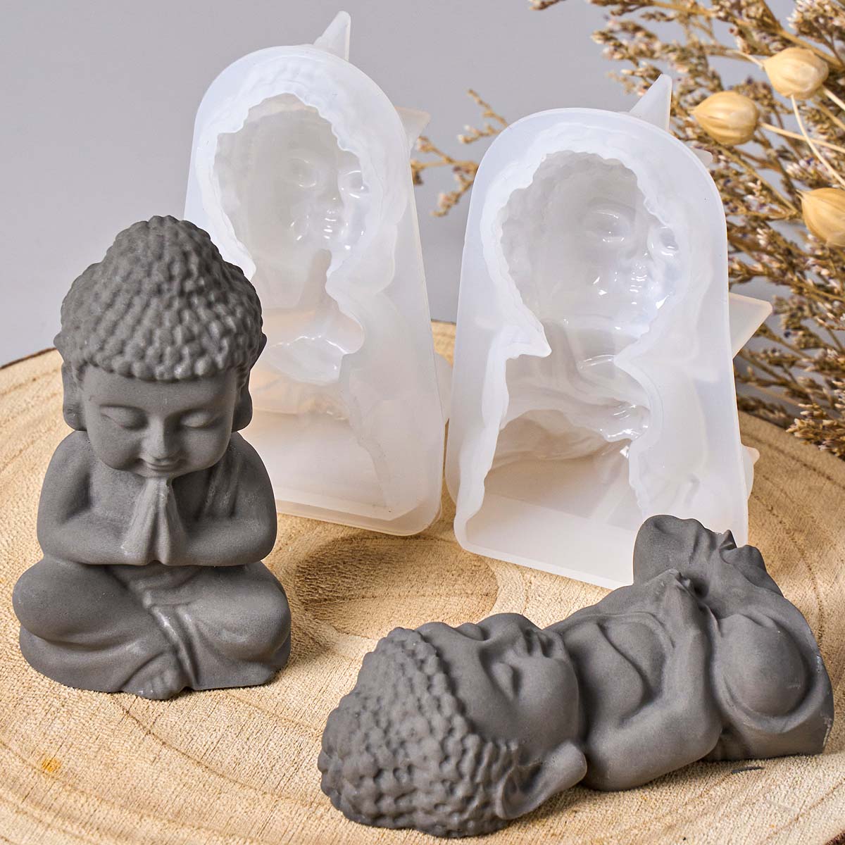 3D Buda Silikon Mum Kalıp DIY  - Candle Making Process incelemesi ve fiyatı