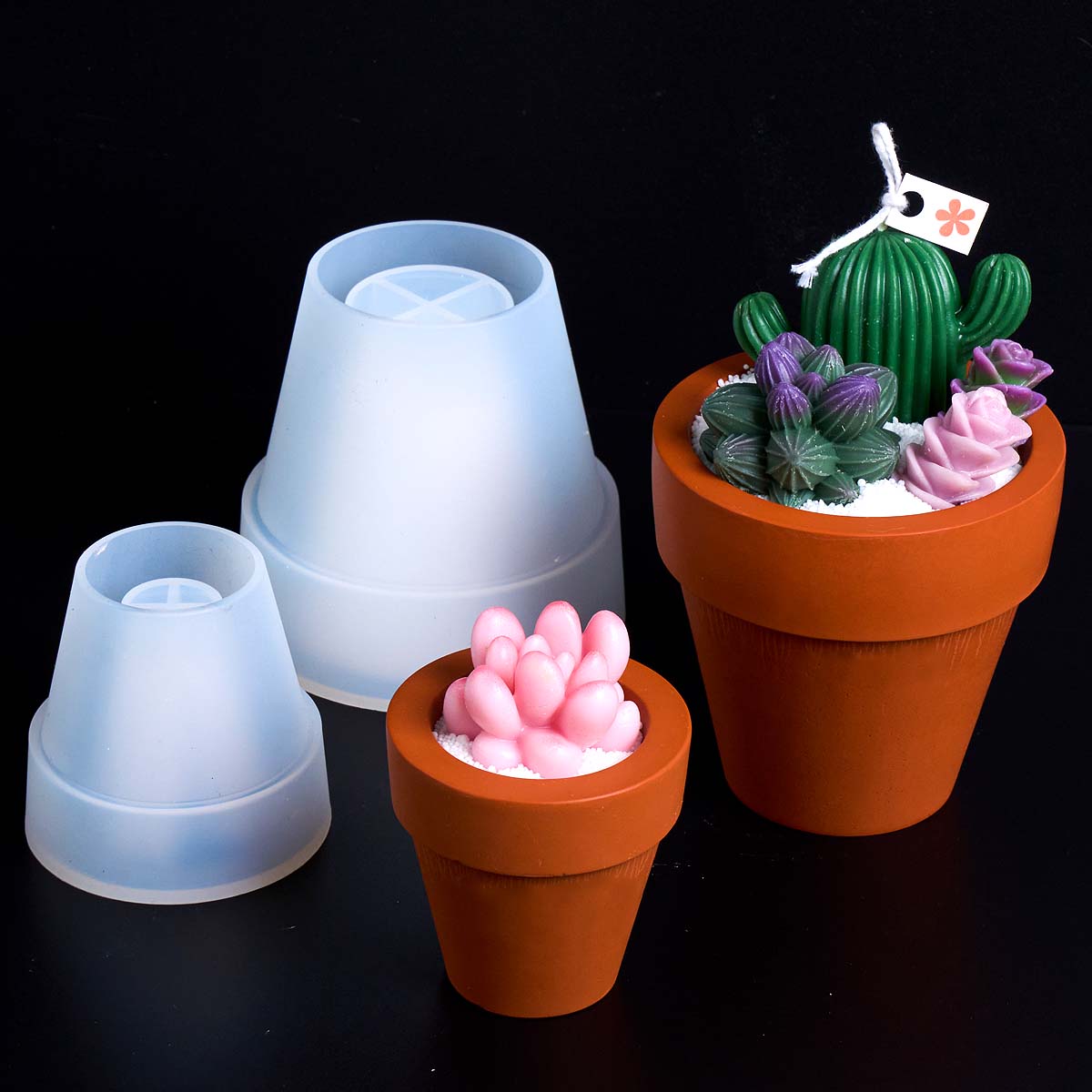 Yuvarlak Terakota Saksı Siliko - Candle Making Jars incelemesi ve fiyatı