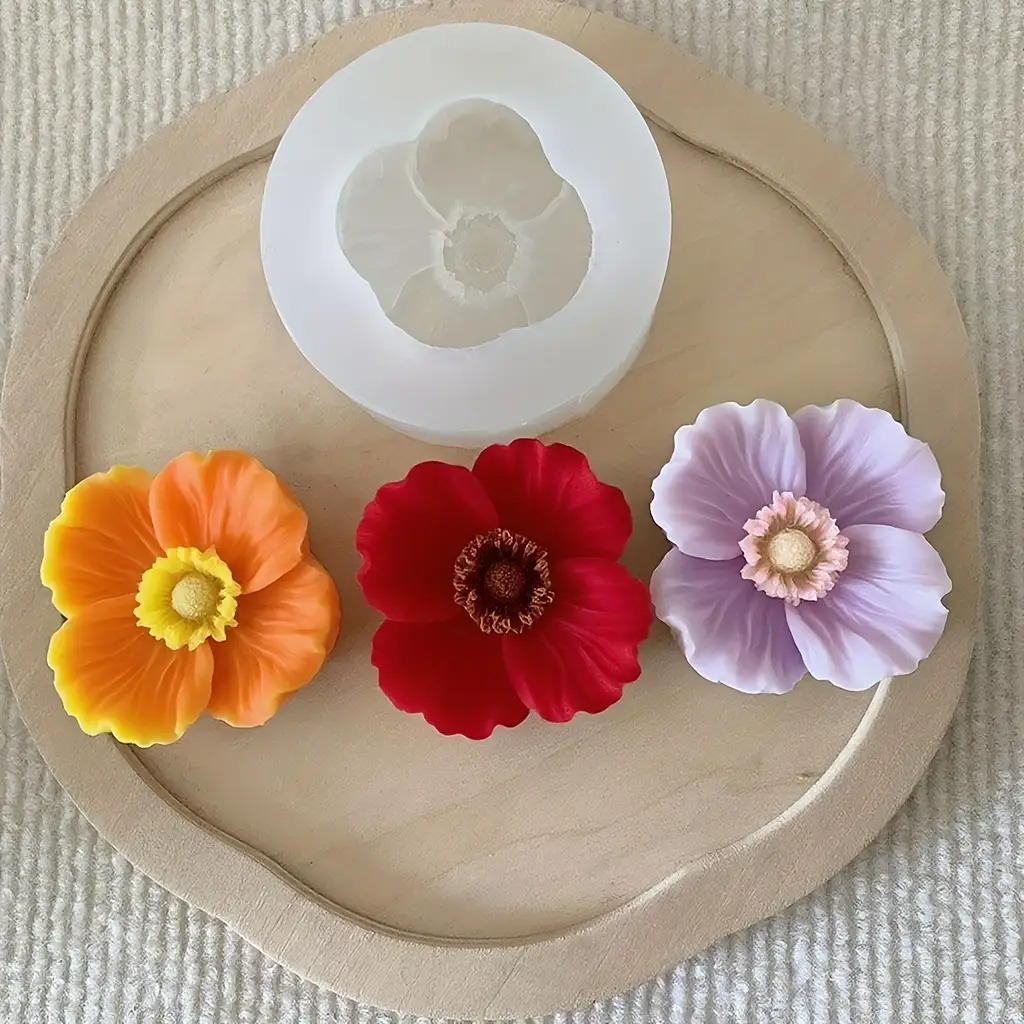 Çiçek Silikon Mum Kalıbı, Sabu - Candle Making Jars incelemesi ve fiyatı