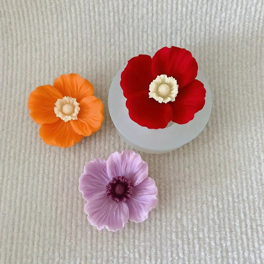 Çiçek Silikon Mum Kalıbı, Sabu - Candle Making Jars incelemesi ve fiyatı