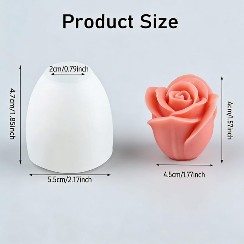 2Only3DRose silikon kalıp, mum - Candle Making Process incelemesi ve fiyatı