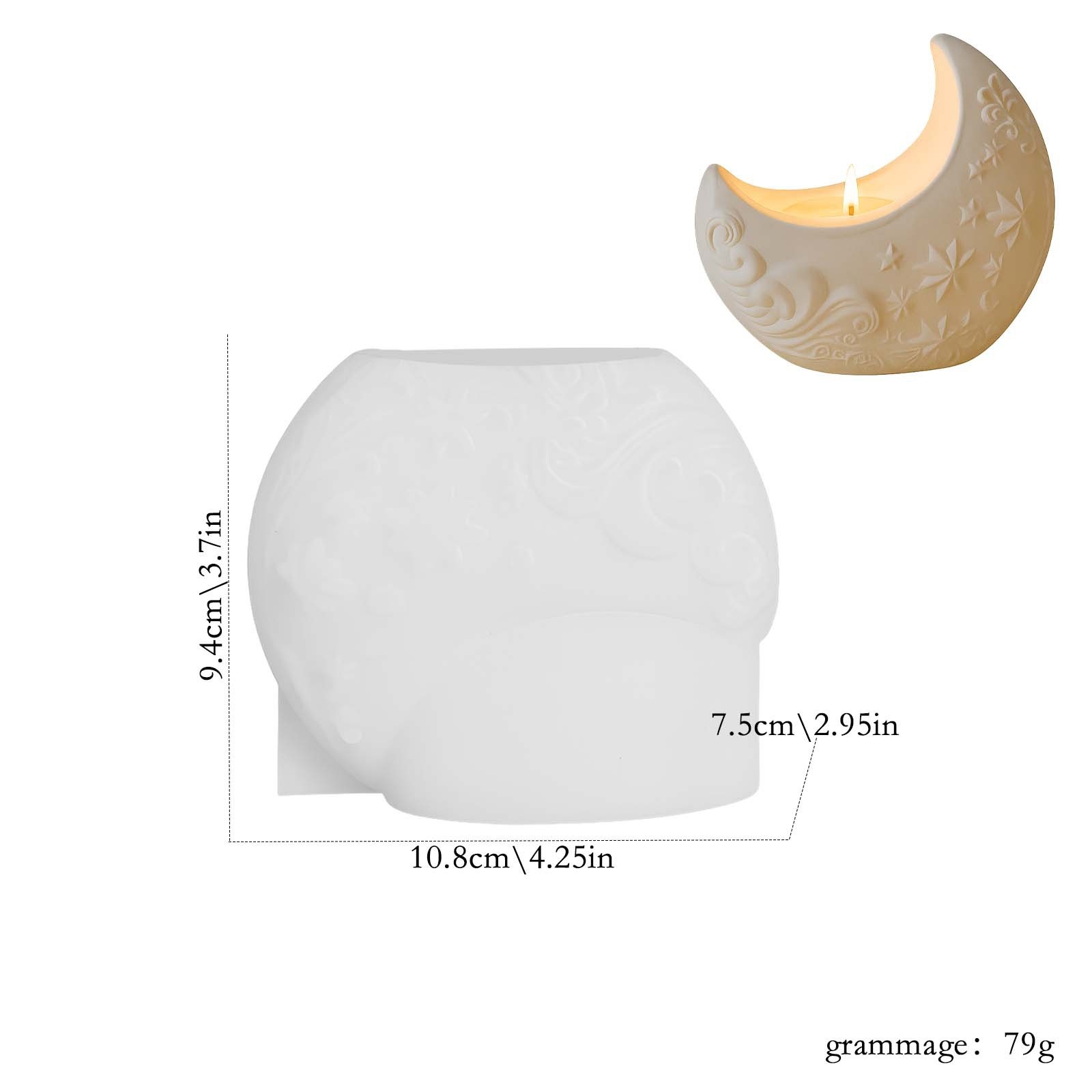 3d Rölyef Ay Alçı Reçine Kalıp - Candle Making Process incelemesi ve fiyatı