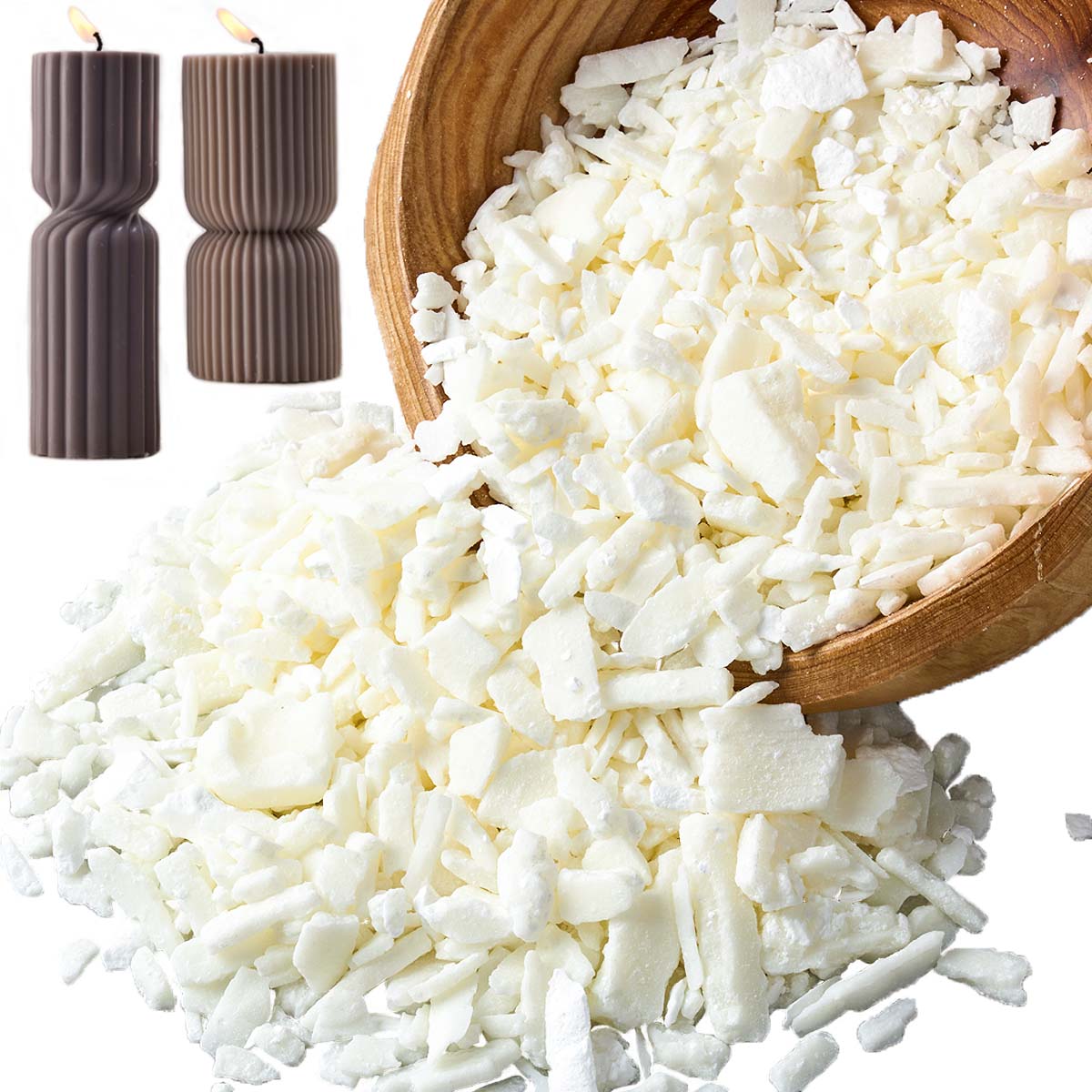 1 Pound Saf Beyaz Soya Balmumu - Candle Making Diy Kit incelemesi ve fiyatı