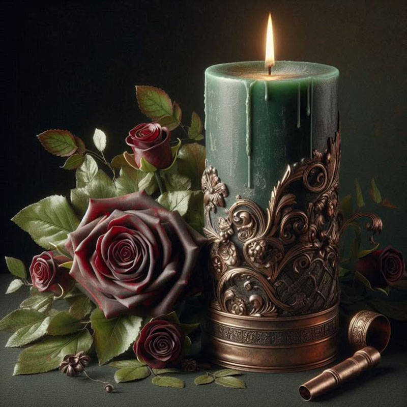 Vintage Barok Asma Desenli Süt - Candle Making Vinings incelemesi ve fiyatı