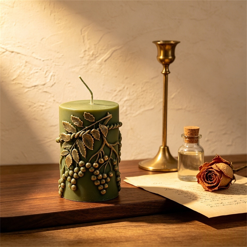 Rustik Rölyef Meyveli Yaprak A - Candle Making Vinings incelemesi ve fiyatı