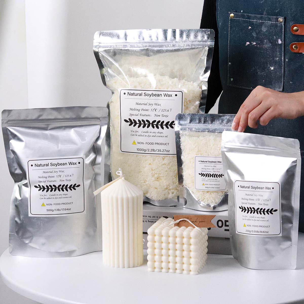 100/250/500/1000g Doğal Soya B - Candle Making Diy Kit incelemesi ve fiyatı
