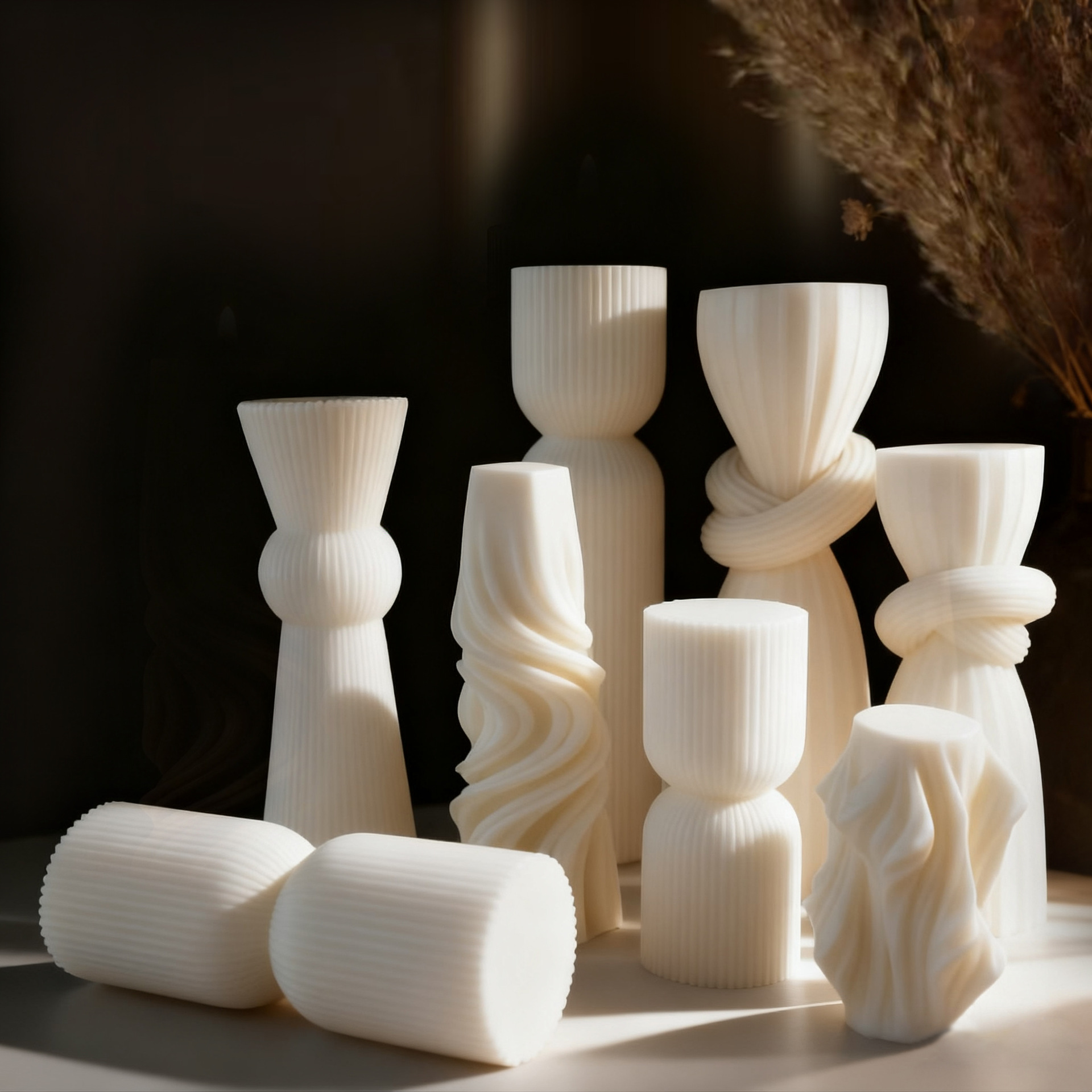 İskandinav Minimalist Beyaz Ko - Candle Making Essentials incelemesi ve fiyatı