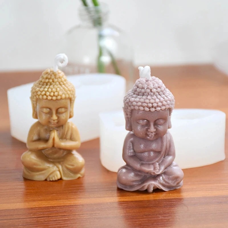 3D Buda Silikon Mum Kalıp Medi - Candle Making Process incelemesi ve fiyatı