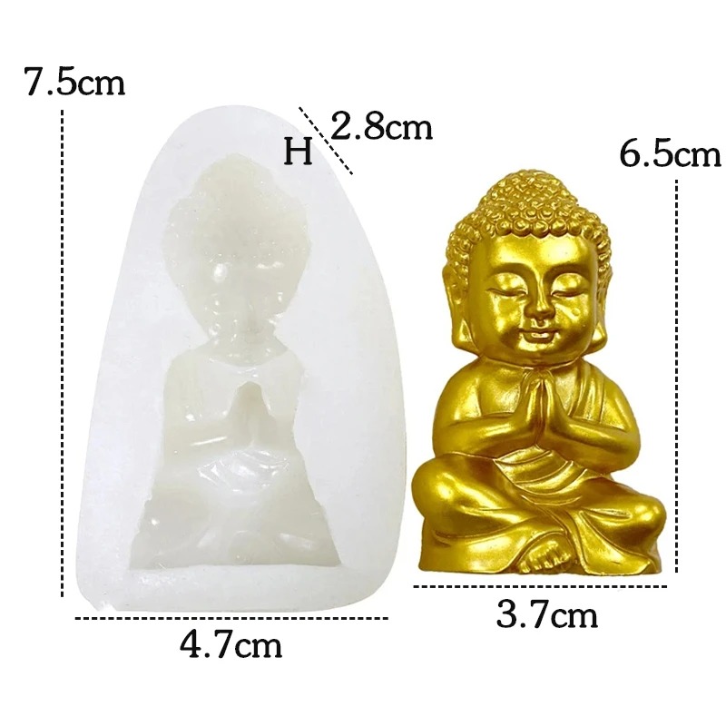 3D Buda Silikon Mum Kalıp Medi - Candle Making Process incelemesi ve fiyatı