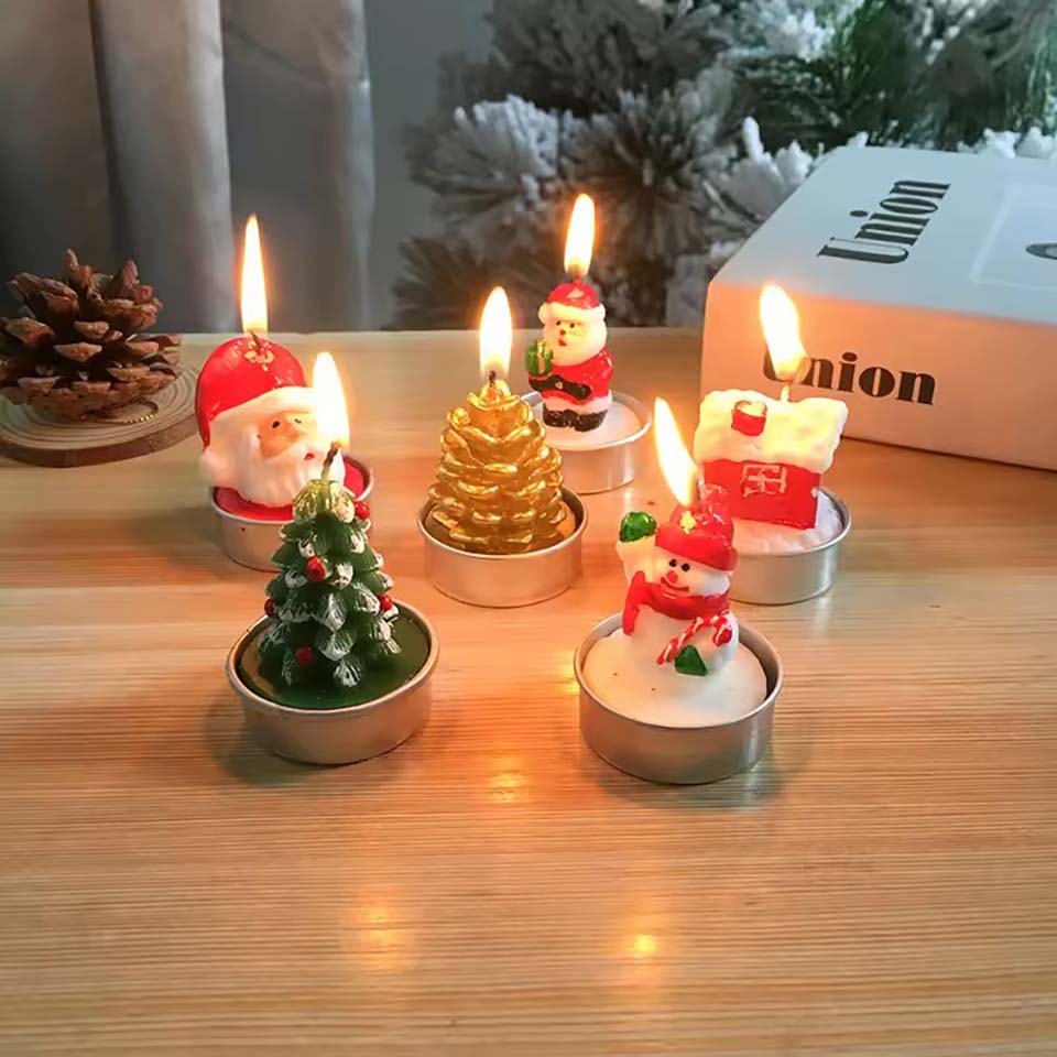 12 adet mumlar noel dekorasyon - Candle Making Oil Scents incelemesi ve fiyatı