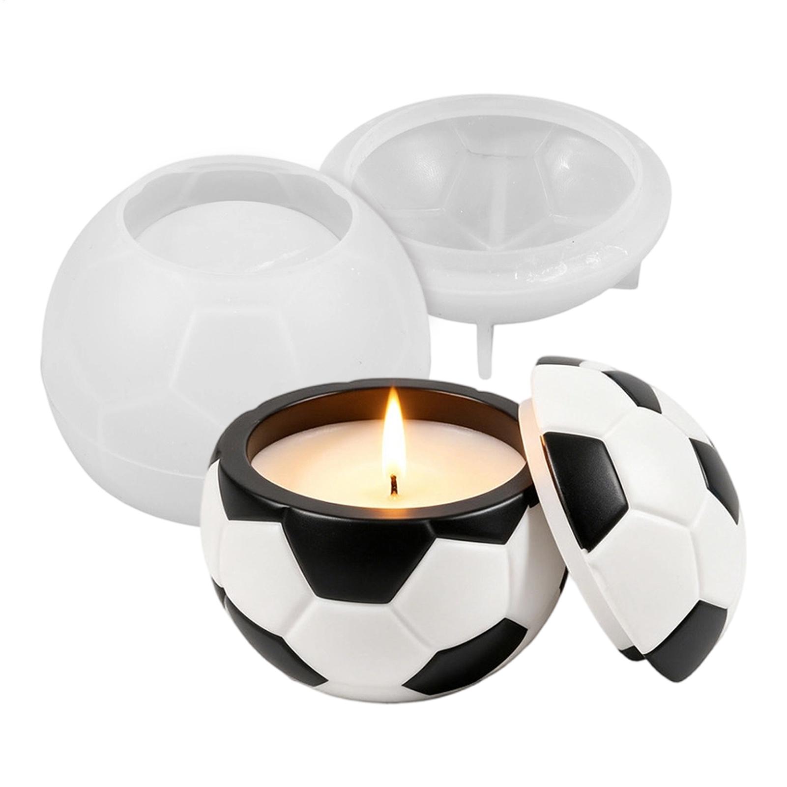 Futbol silikon kalıp 3D yenide - Candle Making Jars incelemesi ve fiyatı