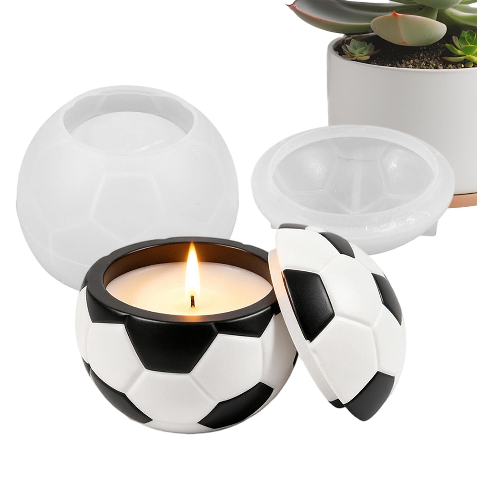 Futbol silikon kalıp 3D yenide - Candle Making Jars incelemesi ve fiyatı