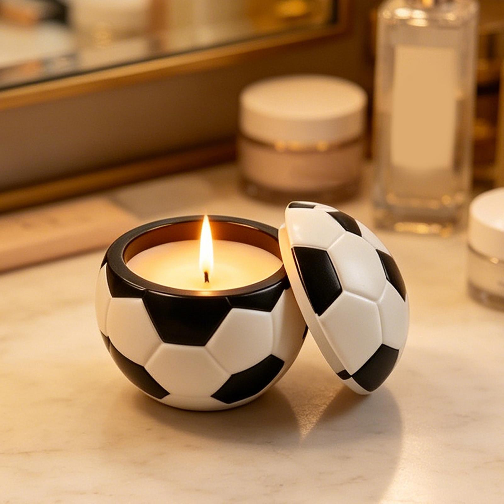 Futbol silikon kalıp 3D yenide - Candle Making Jars incelemesi ve fiyatı