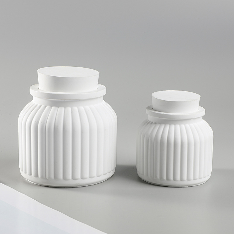 Yuvarlak şerit vazo Pot siliko - Candle Making Jars incelemesi ve fiyatı